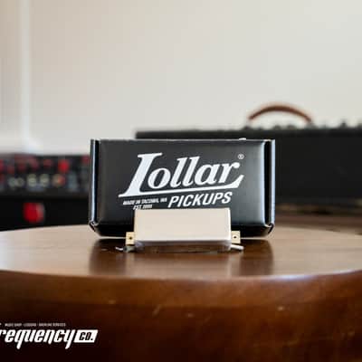 Lollar Pickups Firebird Pickguard Mount Neck Lightly Aged Nickel - Single Conductor image 1