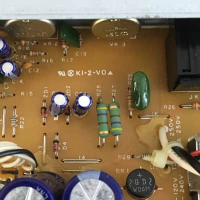 Vintage Fender Musical Instruments Squier PR-357 1990s Black Tolex Made In Korea Project Chassis Amplifier image 19