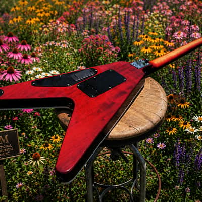 O'VADKA FLYING V 1993  with Stratocaster sound and feel. Only one. Incredible sound. Museum specimen guitar. image 6
