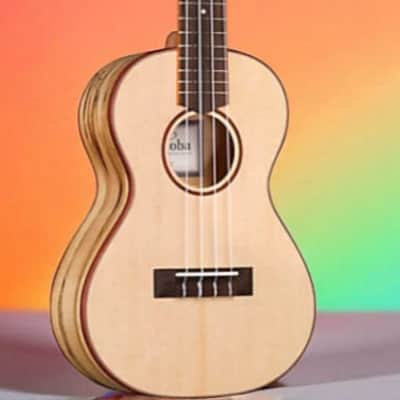 Cordoba 24T Spruce Spalted Maple Tenor Ukulele, Rich Tone & Stunning Looks image 1