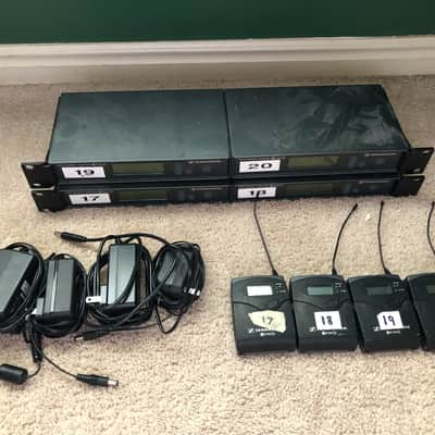 Sennheiser EW300 G-2 System w/ EM300 G-2 Wireless Bodypack x4 image 4