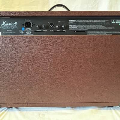 Marshall Acoustic Soloist AS50D 2-Channel 50-Watt 2x8" Acoustic Guitar Combo 2007 - Present - Brown image 6