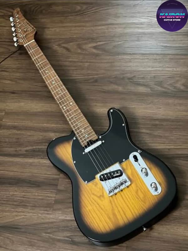 Electric Guitar Soloking MT-1 Ash Fm With Roasted Flame Maple Neck In 2 Color Sunburst Nafiri Special Run image 1