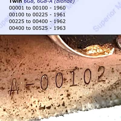 1958 - 1959 Fender Twin; vintage 5F8-A beast! image 4