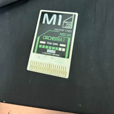Korg MSC-04 Orchestra 1 PCM Card for M1 M1R Synthesizer from Japan Tested image 5