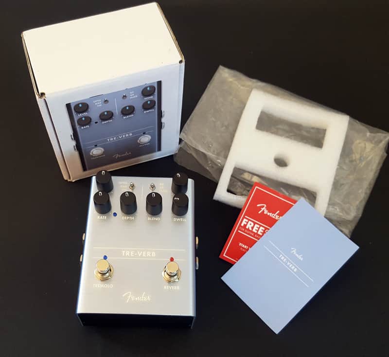 Fender Tre-Verb Tremolo/Reverb 2019 - Present - Blue image 1