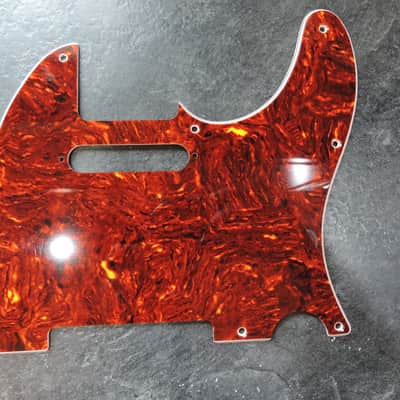 W.D. Custom Pickguards Fender Telecaster 8 Hole Pickguard 2010's - Vintage Tortoise image 2