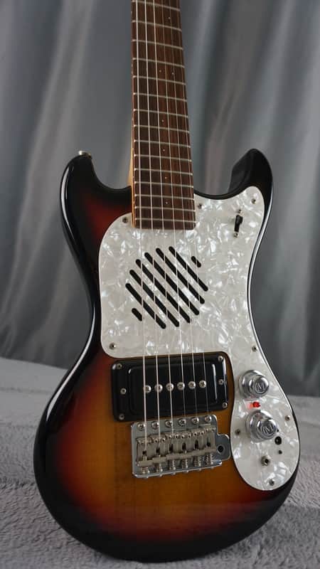 MarineRider Mosrite Ventures Model with Built In Amp 1990’s - Sunburst image 1
