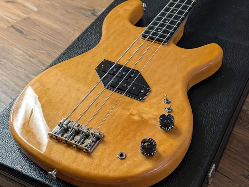 Kramer DMZ-4000 Bass Guitar Aluminum Neck 1978 Natural All Original W/HSC image 1