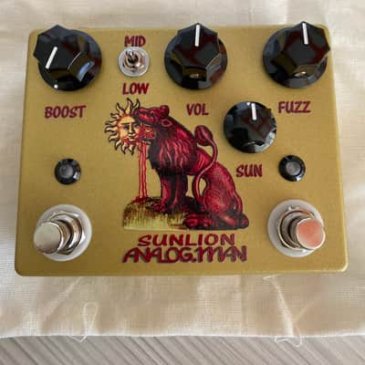 Analogman Sun Lion Fuzz Booster Pedal | Reverb
