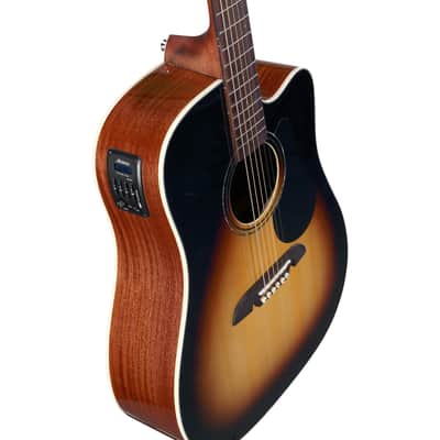 Alvarez Regent RD26CE Dreadnought Acoustic-Electric w/ Cutaway - Sunburst (RD26CESB) image 6