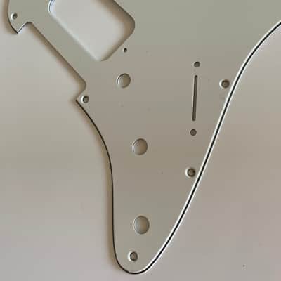 New 3 Ply White Fits Fender Double Fat HH Stratocaster Humbucker Guitar Pickguard image 7