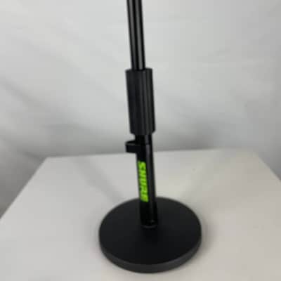 Shure by Gator SH-DESKTOP1 Round Base Desktop Microphone Stand image 1