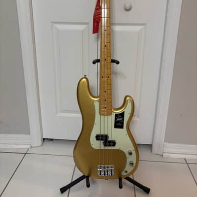 Fender 75th Anniversary Player II Precision Bass 2026 - Aztec Gold image 1