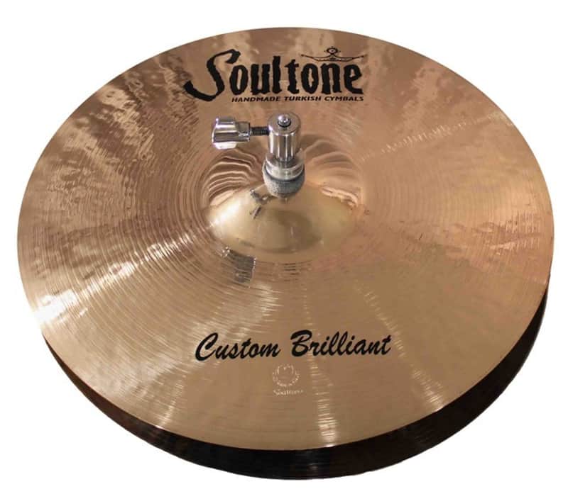 Soultone Custom Brilliant 13" Hihat Cymbals. Authorized Dealer. Free Shipping