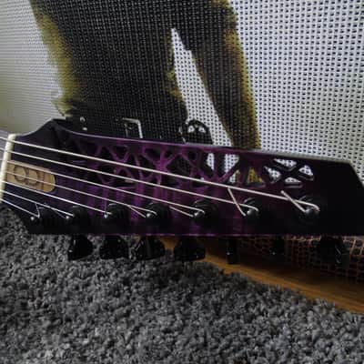 OD Guitars Rhea 7 Multiscale 2016 Gothic Purple image 3