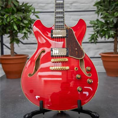 IBANEZ AS93FM-TCD Transparent Cherry Red image 1