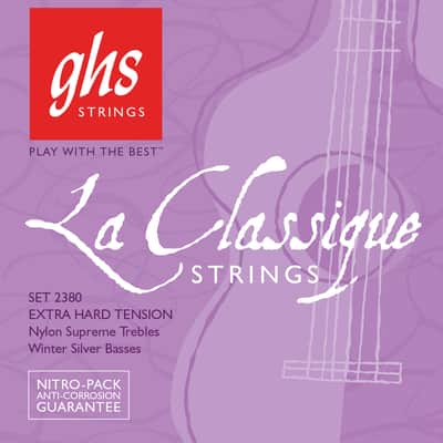 GHS La Classique™ Classical Guitar Strings; Extra hard tension image 1