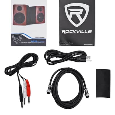 Pair Rockville APM6B 6.5" 350W Powered USB Studio Monitor Speakers+29" Stands image 8