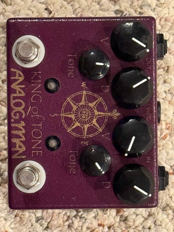 Analogman King of Tone V4 with Red Side High Gain Option | Reverb
