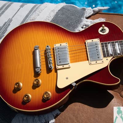 Burny RLG-105 '59 Les Paul Standard Style Single Cut - 2010's - Vintage Sunburst (VSB) - Pro Set Up w Perfect Frets/Action/Intonation! $ image 6