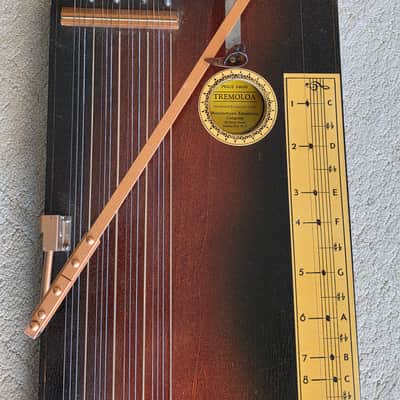 Rare 40’s Tremoloa 30's Stringed Hawaiian Instrument 50's Vintage Zither Autoharp image 5