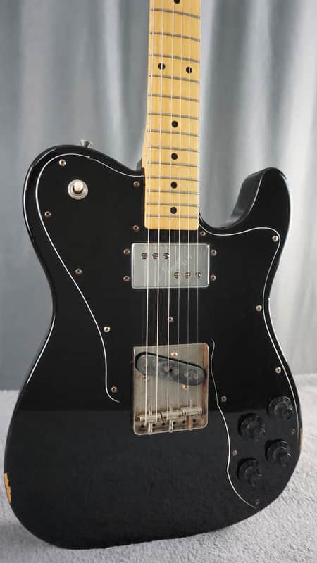 Fender Japan Telecaster Custom 94-95 - Black w/ Original Hard Case image 1
