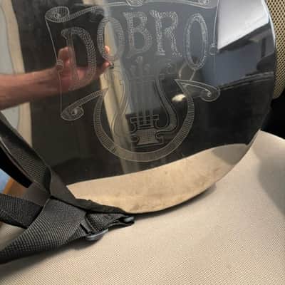 Dobro Custom Octave Mandolin early 70s - brass and chrome with wood neck image 4