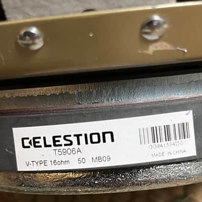 Celestion V-Type G12 12" 70-Watt 16 Ohm Replacement Speaker image 3
