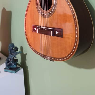 Salvador Ibáñez 1900-1910. Old bandurria. guitar image 2