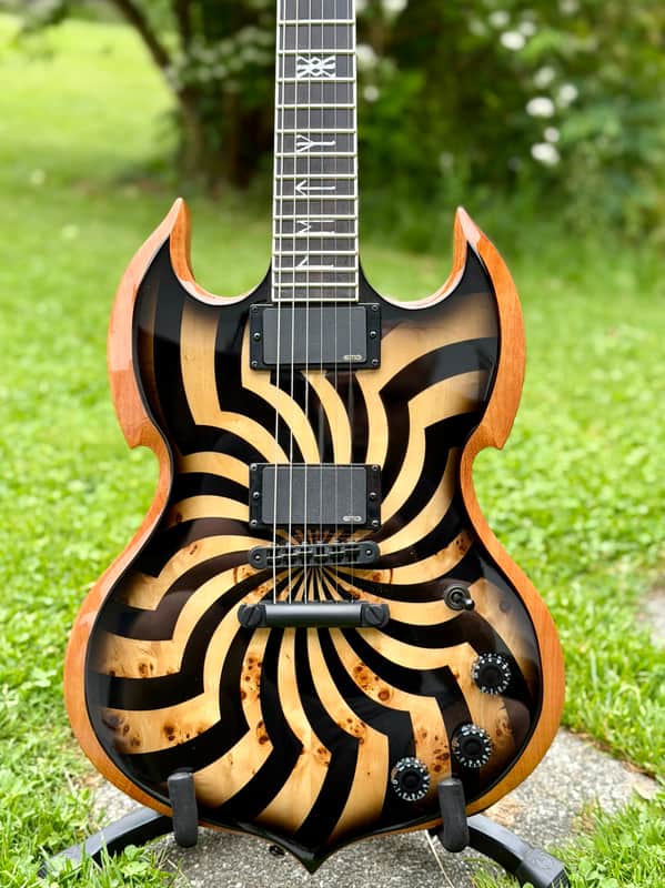 Wylde Audio Barbarian Buzzsaw Charcoal Burst image 1
