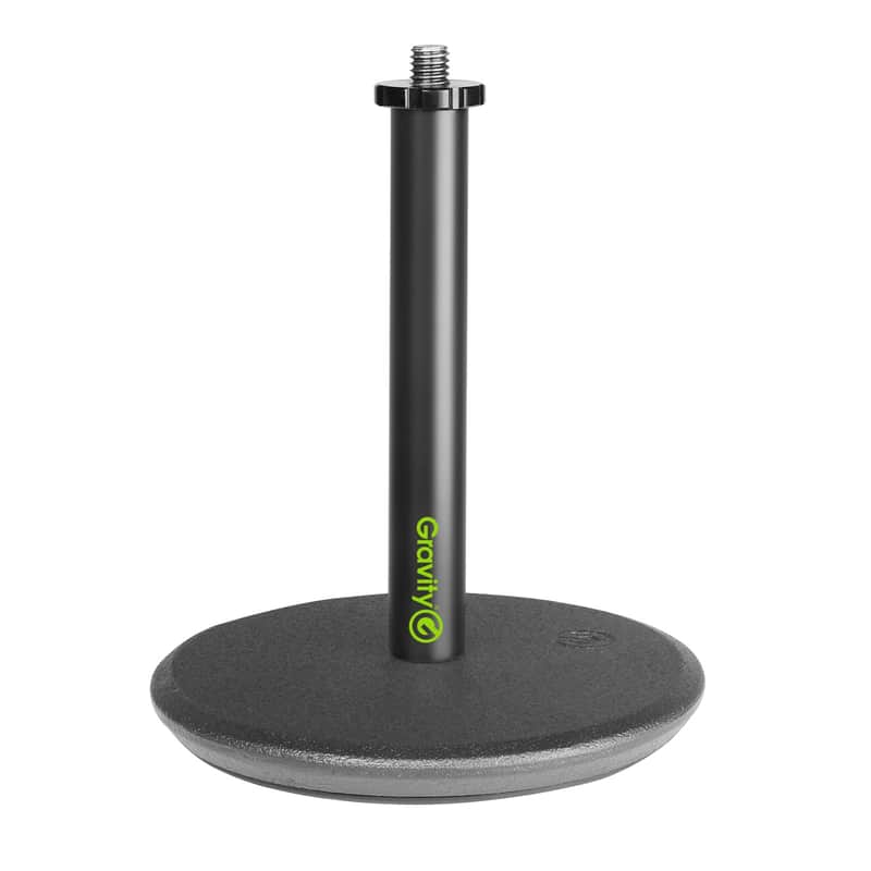 Gravity Cases MS T 01 B Table-Top Podcast Vocal Recording Microphone Stand image 1