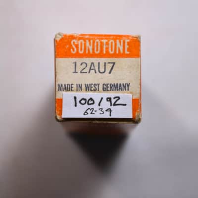 NOS NIB Siemens Sonotone ECC82 12AU7 1962 Nickel Chrome Silver Plate "Best 12AU7" Extremely Rare image 8