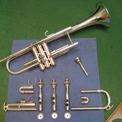 Accord by Blessing 1035 Intermediate Silver Trumpet USA - Reconditioned - Case & Blessing 7C MP image 2