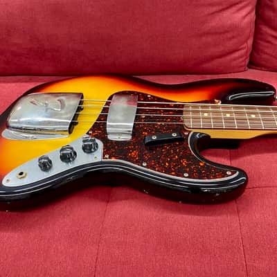 Fender Custom Shop '64 Jazz Bass Relic 2006 - 3-Tone Sunburst image 9