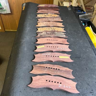 Lot of 13: Vintage Gibson J-200 Rosewood Bridges LUTHIERS SPECIAL image 6