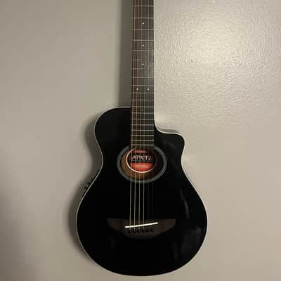 Yamaha APXT2 3/4 Size Acoustic/Electric Cutaway Guitar 2010s - Black image 1