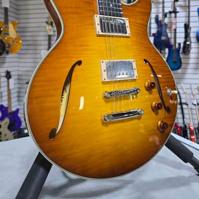 Eastman Romeo California Semi-hollowbody Electric Guitar - Goldburst w/OHSC & PLEK*D #659 image 1