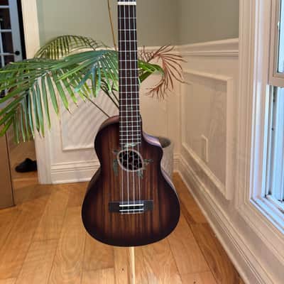 Bruce Wei BEUI17 Turtle Tenor Ukulele - Solid Acacia Koa - HSC included - MINT!! image 8
