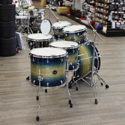Mapex Armory 6-Pc Studioease Fast Shell Pack 10/12/14/16/22/14s (Rainforest Burst) AR628SFUET image 6