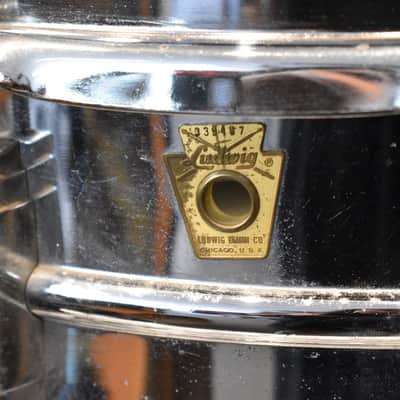 Vintage 1960s Ludwig Supraphonic 5x14 Snare Drum image 6