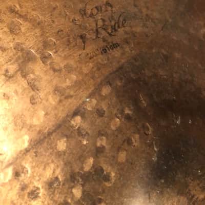 Zildjian 20" K Custom Dry Ride Cymbal Old Font image 2