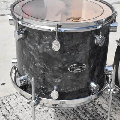 Used PDP MX Series 10", 12", 14", 22" Drum Kit in Black Diamond Pearl image 3