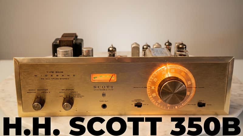 🎶✨ H.H. Scott 350B Wideband FM Multiplex Stereo Tube Tuner — Cleaned, Strong FM Pull, New 12AT7 Tube, 6-Hour Bench Tested, YouTube Demo image 1