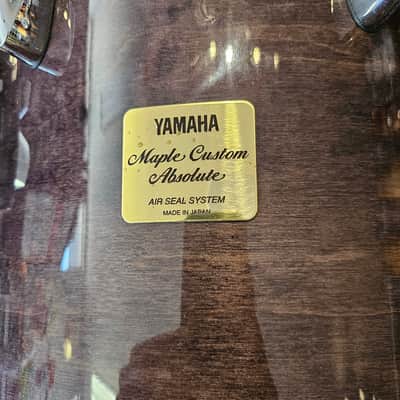 Yamaha 14x12" Maple Custom Absolute Rack Tom - Plum 1988 image 3