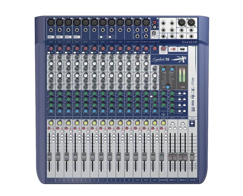 Soundcraft Signature 16 Compact 16-Channel Analog Mixer w/ Effects