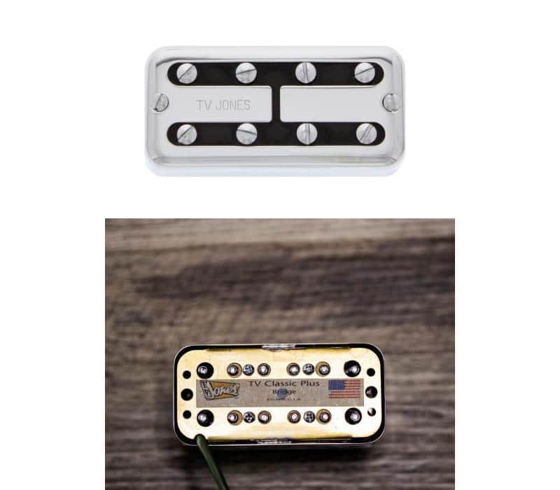 TV Jones Thunder’Tron Universal Mount Bridge Pickup - Chrome, NEW image 1