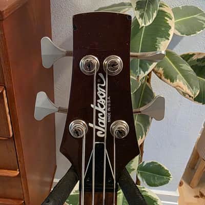 Jackson USA JJ Bass Custom Shop Interference Hot Rod Flames Flip-Flop Color Change 32" Medium Short Scale Scott Ian Music Man Stingray Pickup 18V Preamp American Slap Bass Guitar image 20