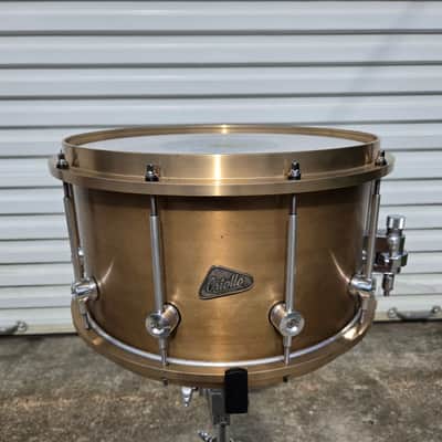 Oriollo Tiger 80 Bell Bronze Custom 14x8 Snare Drum W/ Duluth Hoops & Enduro Case (C017-23) image 2