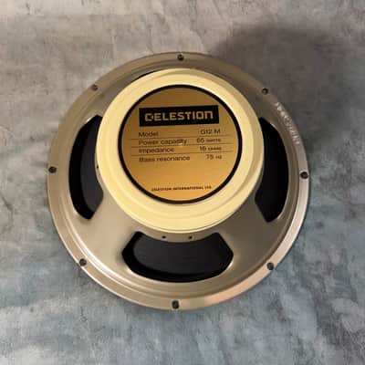 Celestion G12M-65 Creamback 12" 65-Watt 16 Ohm Speaker - Cream image 1